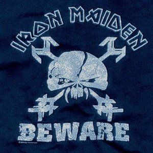 Used - Vintage Womens Iron Maiden Beware - Sparkle
